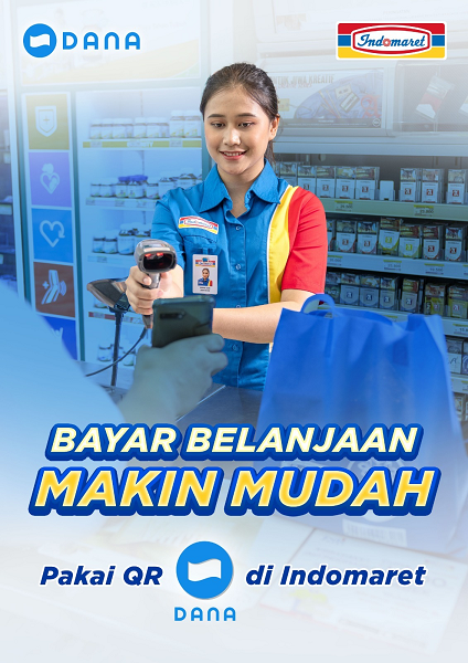 Belanja di Indomaret Kini Bisa Bayar Pakai QRIS  Melalui Aplikasi DANA