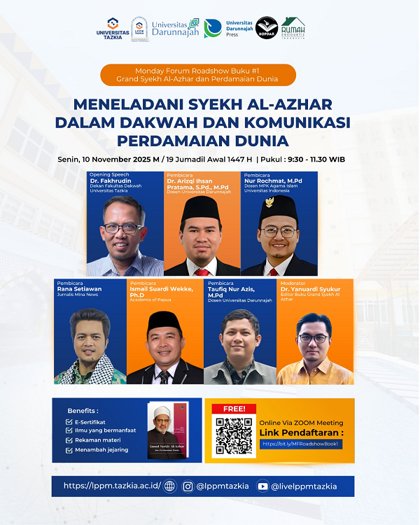 Monday Forum Roadshow Buku Grand Syekh Al-Azhar dan Perdamaian Dunia