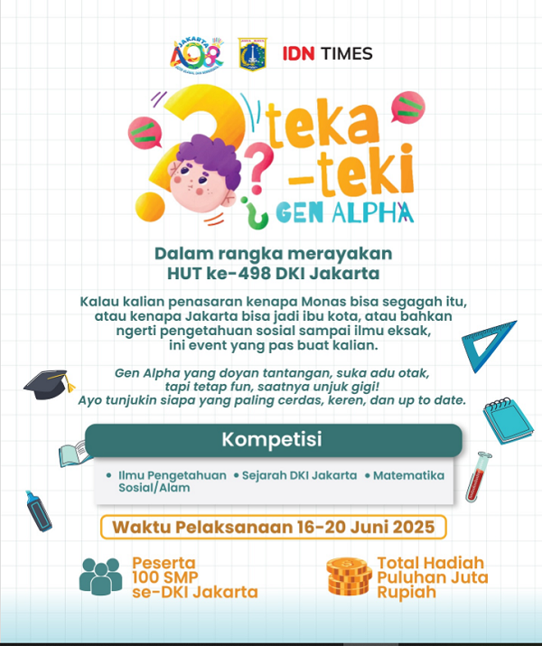 IDN Times dan Pemprov DKI Jakarta Dorong Semangat Belajar Gen Alpha 
