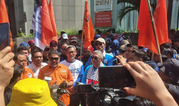 Siswo Darsono Hadir dalam Aksi Solidaritas Palestina bersama Koalisi Serikat Pekerja & Partai Buruh