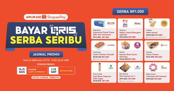 Hemat Pas Gajian: Deretan Promo Weekend Seru dengan Bayar QRIS Serba Seribu