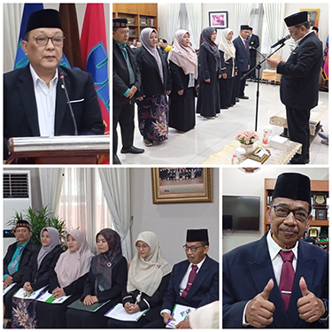 Prof. Dailami Lantik Fachry Yasin Jadi Dekan FKIP UIA